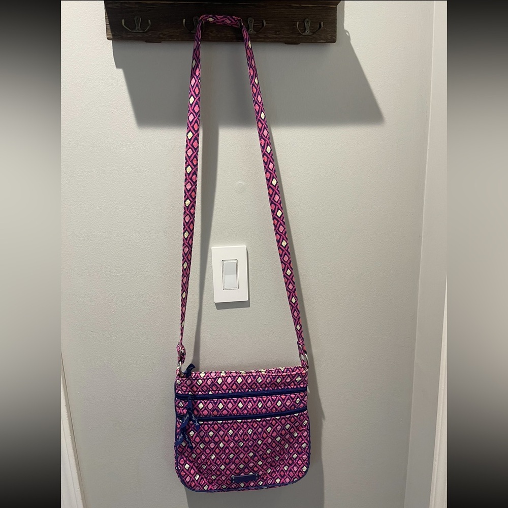 Vera Bradley Purple and Pink Crossbody Bag